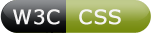 W3C CSS Compliant Logo